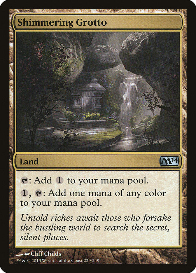 Shimmering Grotto [Magic 2014] | Boutique FDB TCG