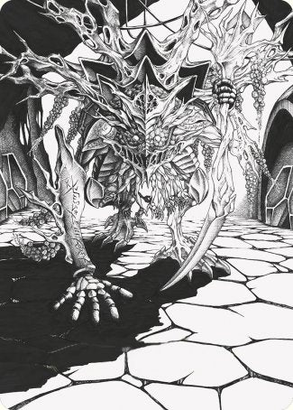 Thrun, Breaker of Silence Art Card [Phyrexia: All Will Be One Art Series] | Boutique FDB TCG