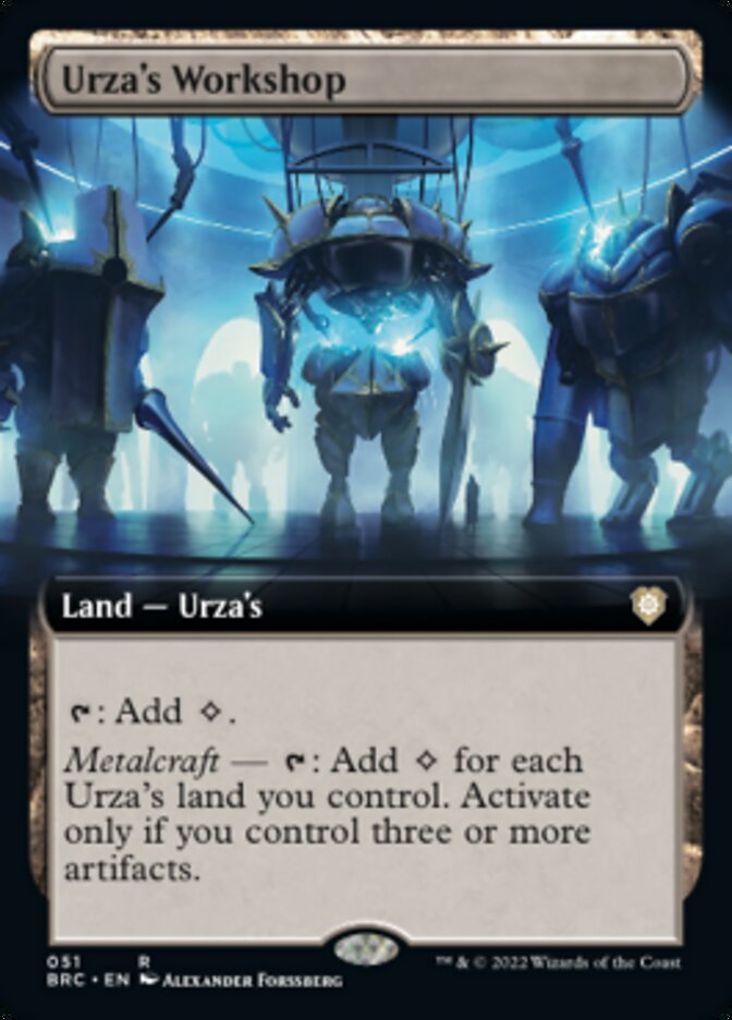 Urza's Workshop (Extended Art) [The Brothers' War Commander] | Boutique FDB TCG
