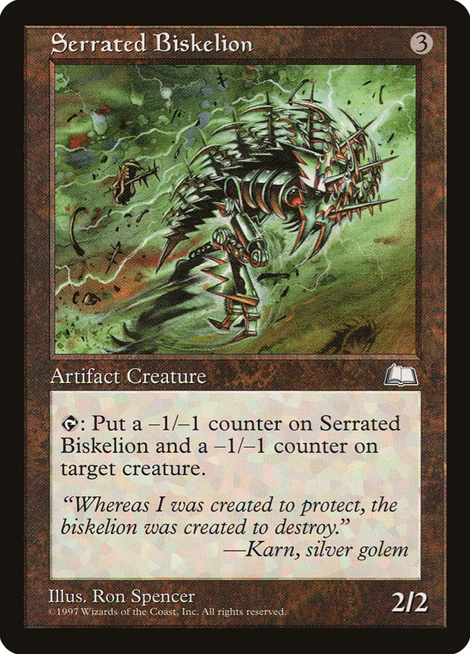 Serrated Biskelion [Weatherlight] | Boutique FDB TCG