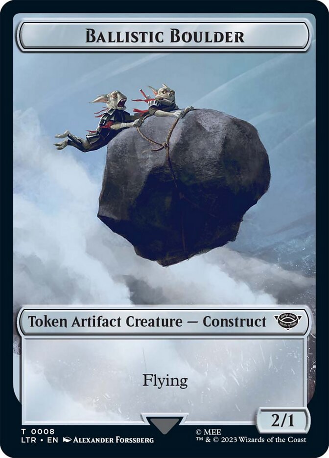 Ballistic Boulder Token [The Lord of the Rings: Tales of Middle-Earth Tokens] | Boutique FDB TCG