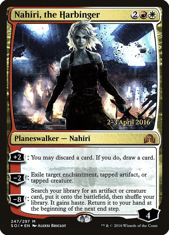 Nahiri, the Harbinger [Shadows over Innistrad Prerelease Promos] | Boutique FDB TCG