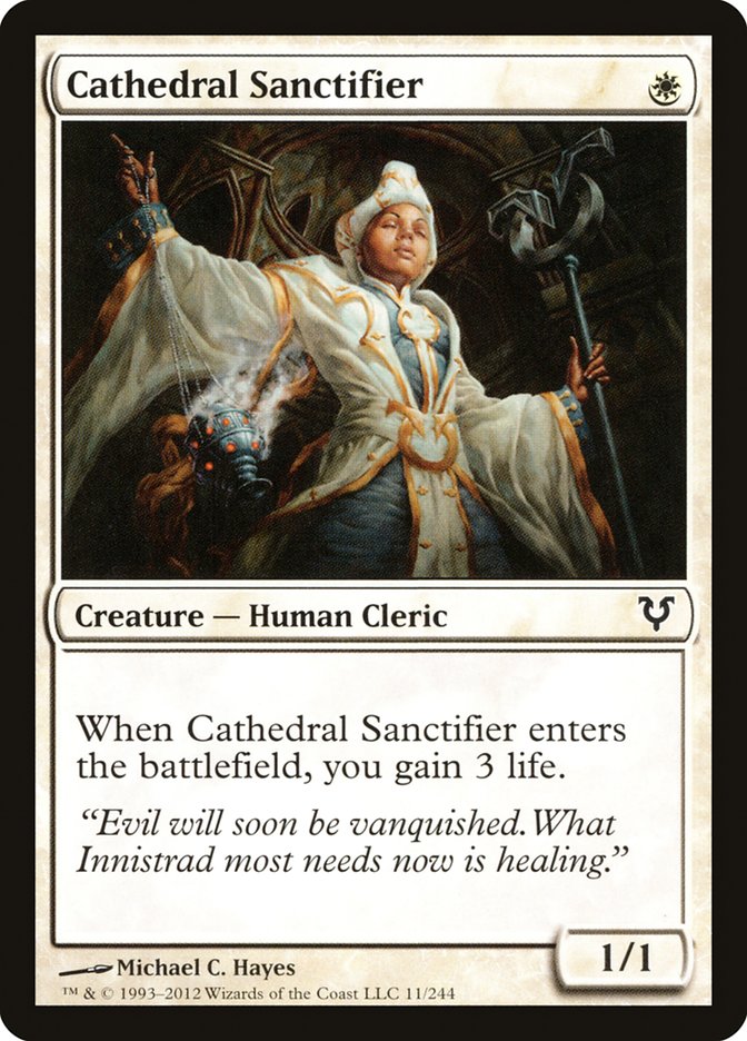 Cathedral Sanctifier [Avacyn Restored] | Boutique FDB TCG