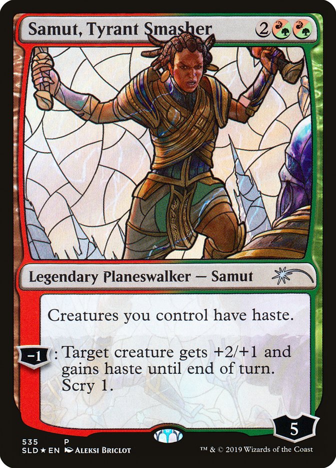 Samut, Tyrant Smasher (Stained Glass) [Secret Lair Drop Promos] | Boutique FDB TCG
