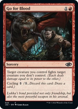 Go for Blood [Jumpstart 2022] | Boutique FDB TCG