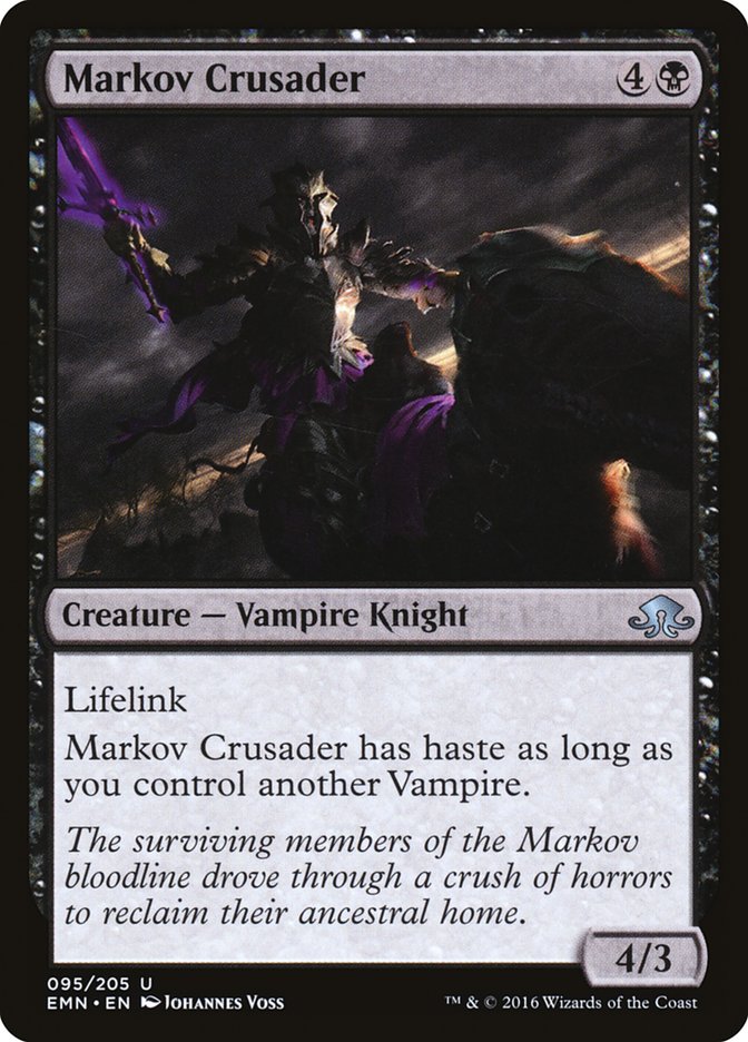 Markov Crusader [Eldritch Moon] | Boutique FDB TCG