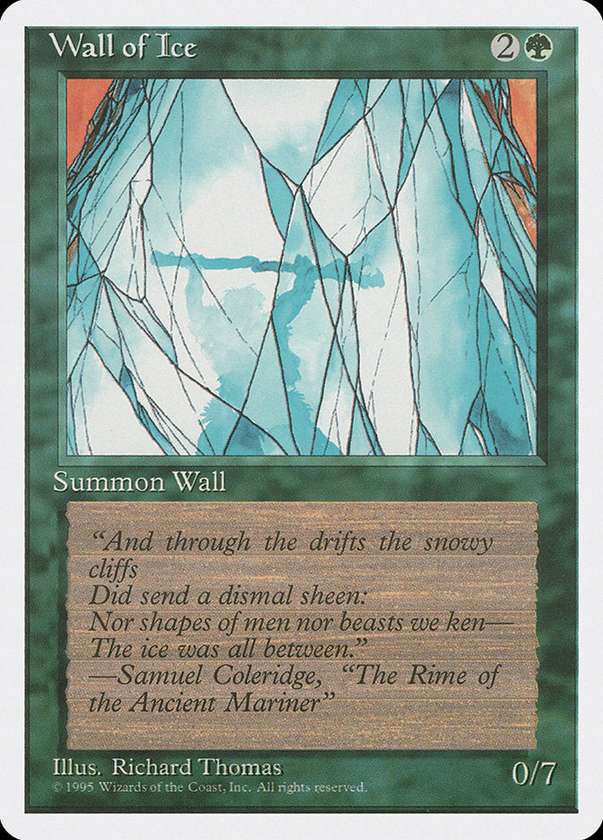 Wall of Ice [Fourth Edition] | Boutique FDB TCG