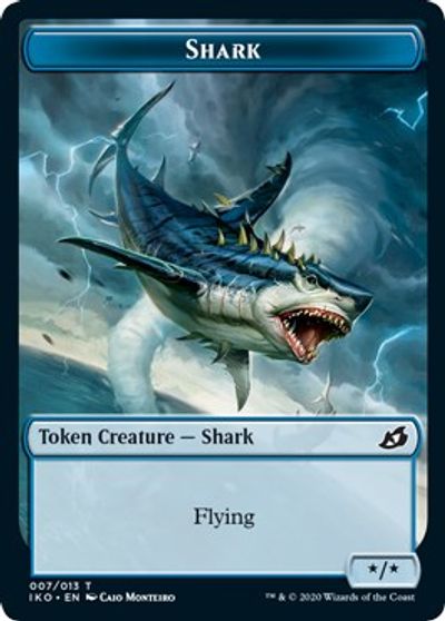 Pegasus // Shark Double-Sided Token [Challenger Decks 2021 Tokens] | Boutique FDB TCG