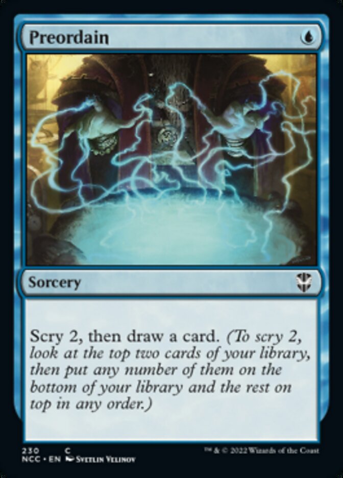 Preordain [Streets of New Capenna Commander] | Boutique FDB TCG
