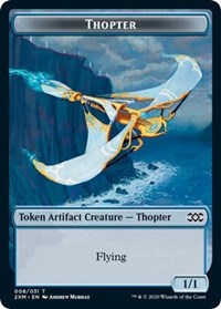 Thopter (008) // Wurm (030) Double-Sided Token [Double Masters Tokens] | Boutique FDB TCG