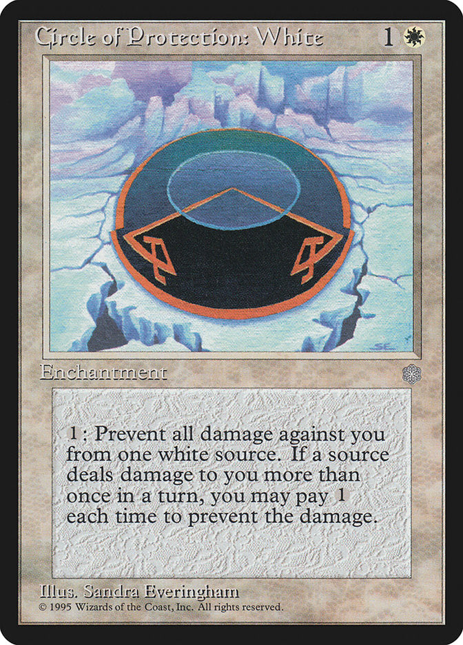 Circle of Protection: White [Ice Age] | Boutique FDB TCG