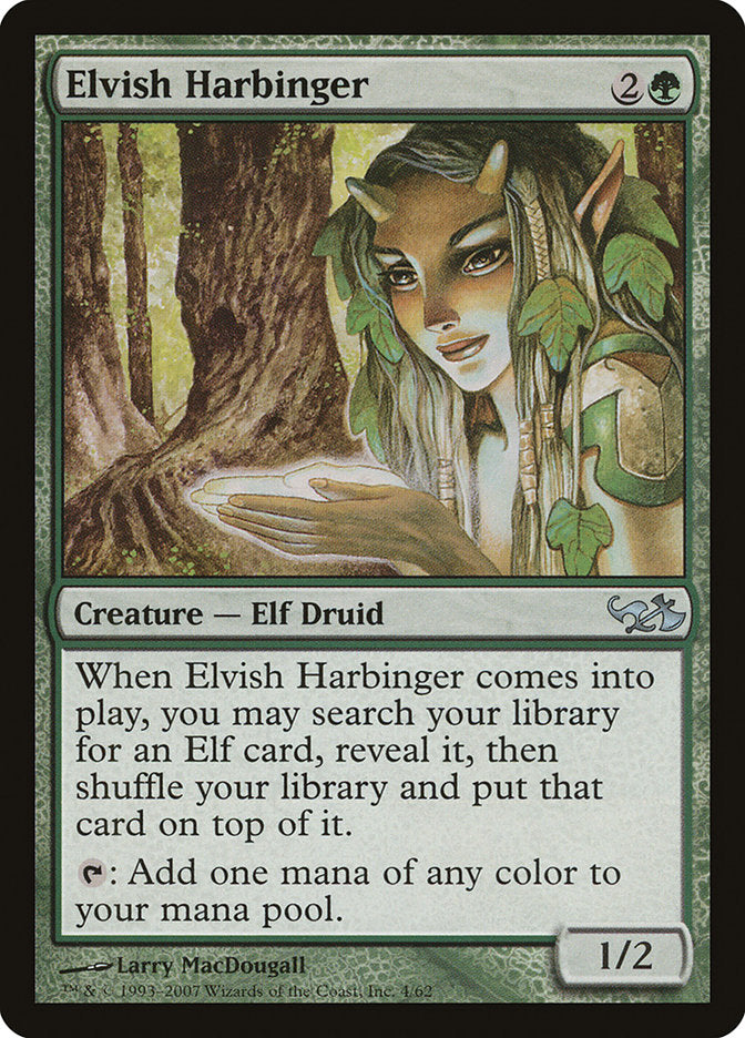 Elvish Harbinger [Duel Decks: Elves vs. Goblins] | Boutique FDB TCG