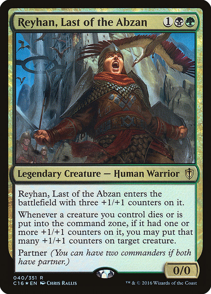 Reyhan, Last of the Abzan [Commander 2016] | Boutique FDB TCG