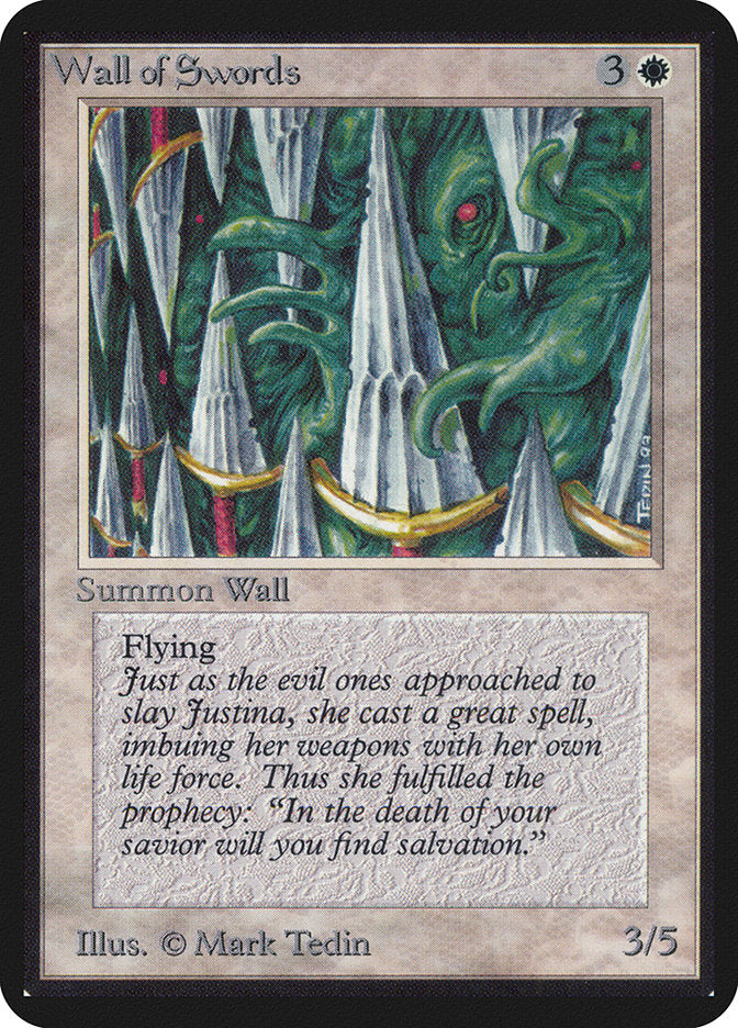 Wall of Swords [Alpha Edition] | Boutique FDB TCG