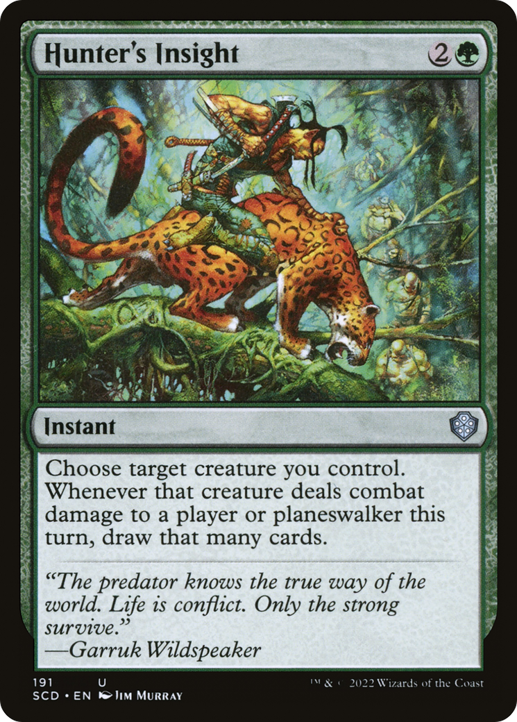 Hunter's Insight [Starter Commander Decks] | Boutique FDB TCG