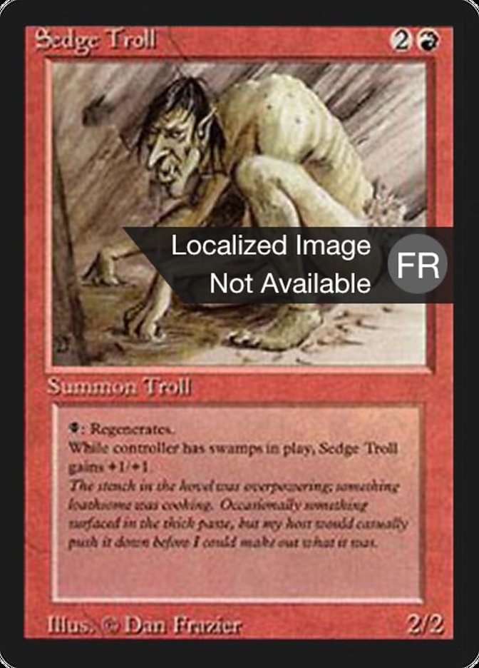 Sedge Troll [Foreign Black Border] | Boutique FDB TCG