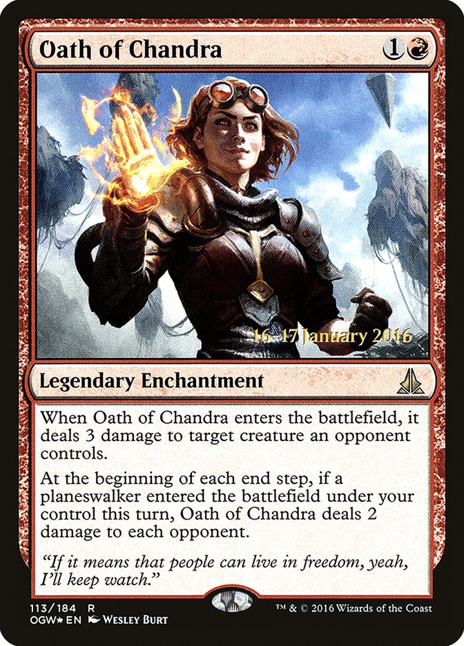 Oath of Chandra [Oath of the Gatewatch Prerelease Promos] | Boutique FDB TCG