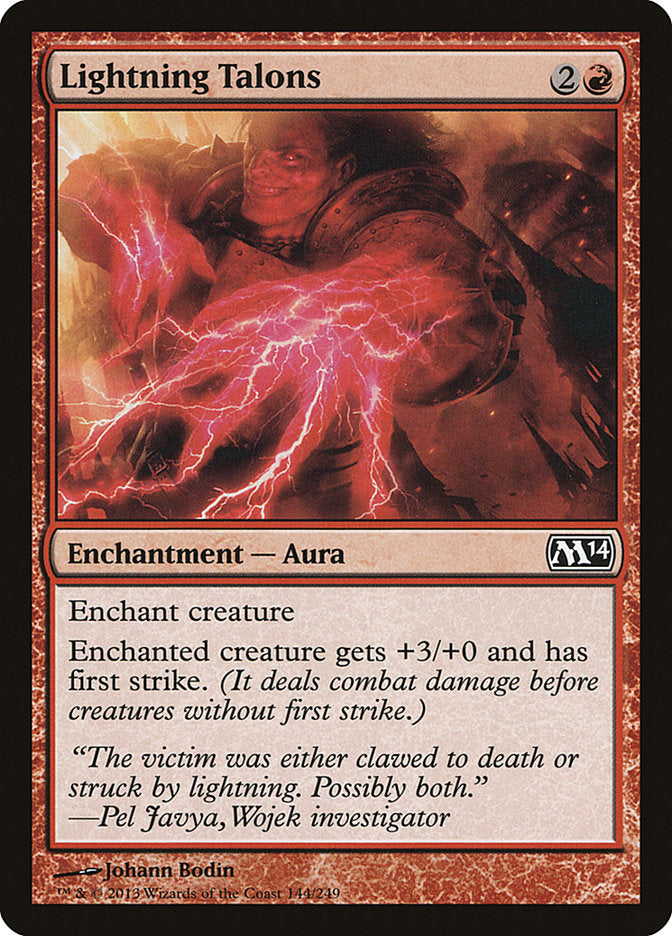Lightning Talons [Magic 2014] | Boutique FDB TCG