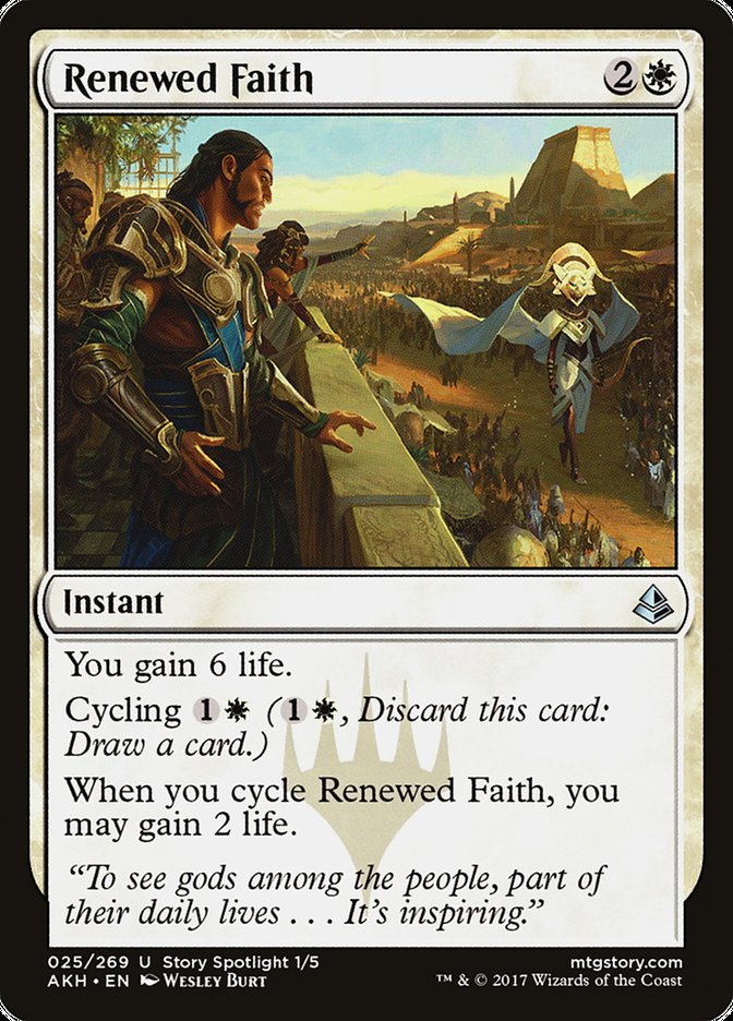 Renewed Faith [Amonkhet] | Boutique FDB TCG