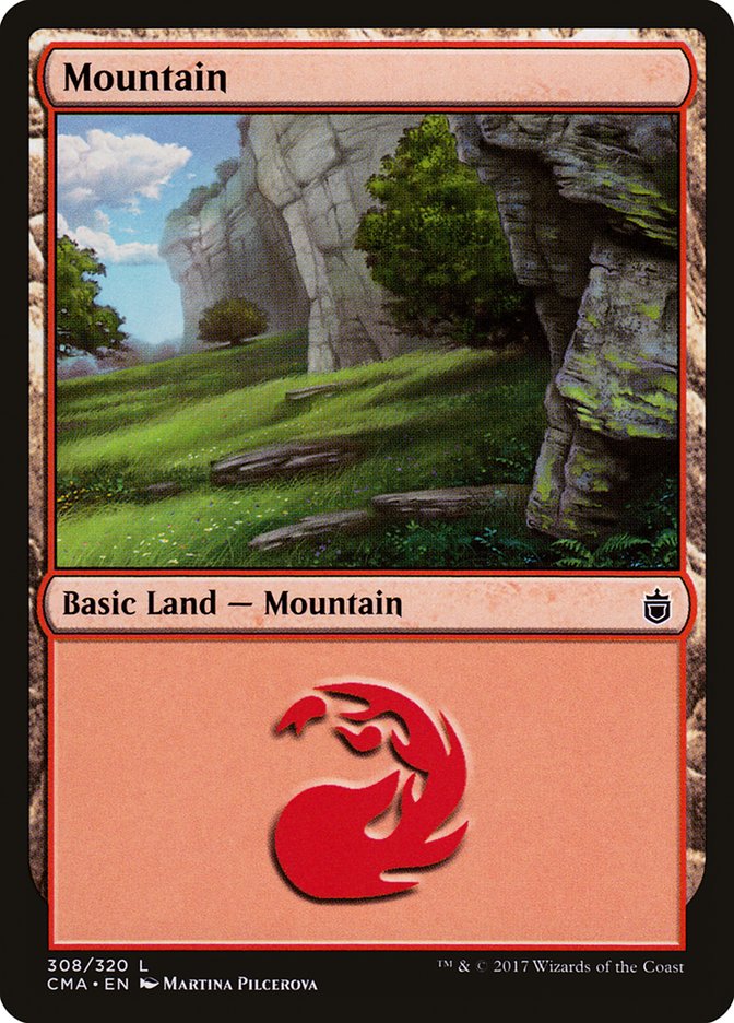 Mountain (308) [Commander Anthology] | Boutique FDB TCG