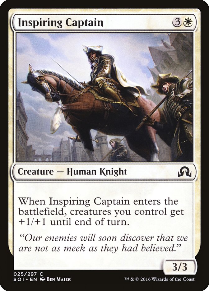 Inspiring Captain [Shadows over Innistrad] | Boutique FDB TCG