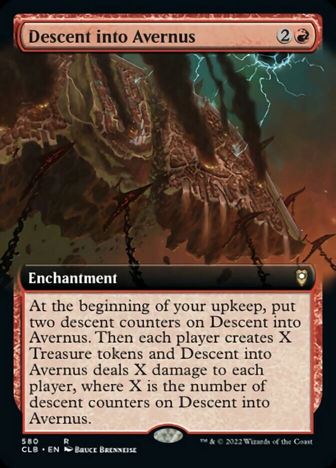 Descent into Avernus (Extended Art) [Commander Legends: Battle for Baldur's Gate] | Boutique FDB TCG