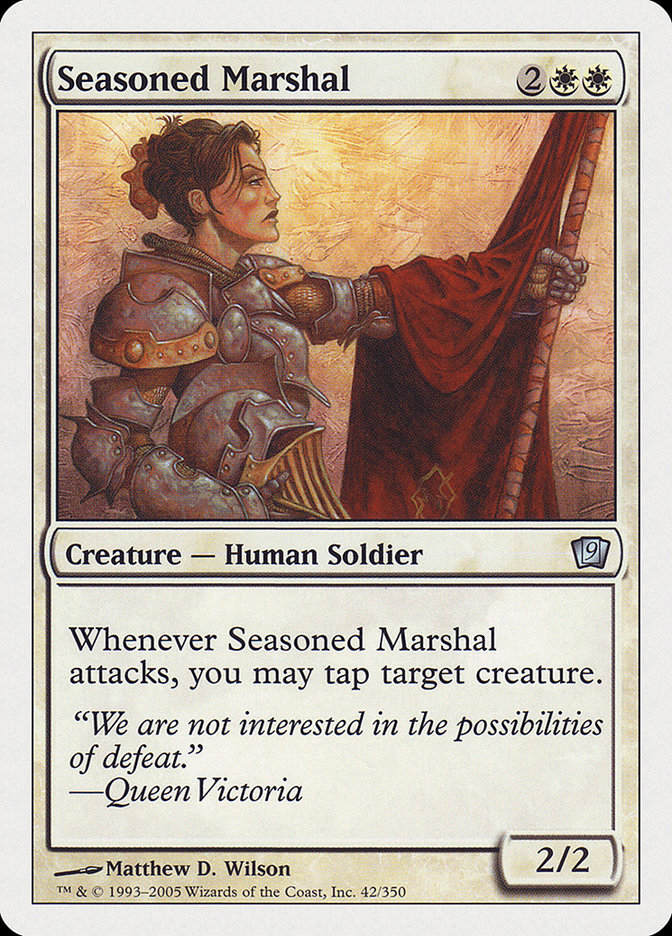 Seasoned Marshal [Ninth Edition] | Boutique FDB TCG