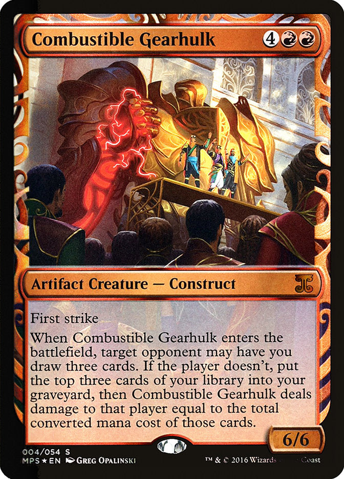 Combustible Gearhulk [Kaladesh Inventions] | Boutique FDB TCG