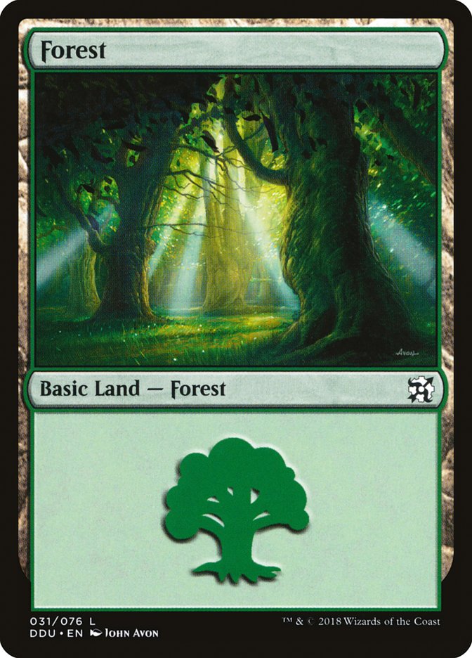 Forest (31) [Duel Decks: Elves vs. Inventors] | Boutique FDB TCG