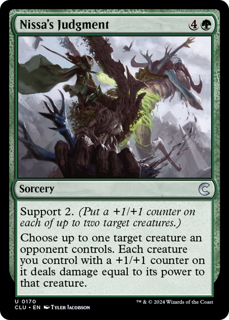 Nissa's Judgment [Ravnica: Clue Edition] | Boutique FDB TCG