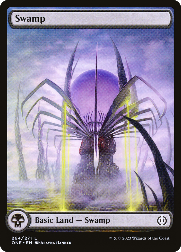Swamp (264) (Full-Art) [Phyrexia: All Will Be One] | Boutique FDB TCG