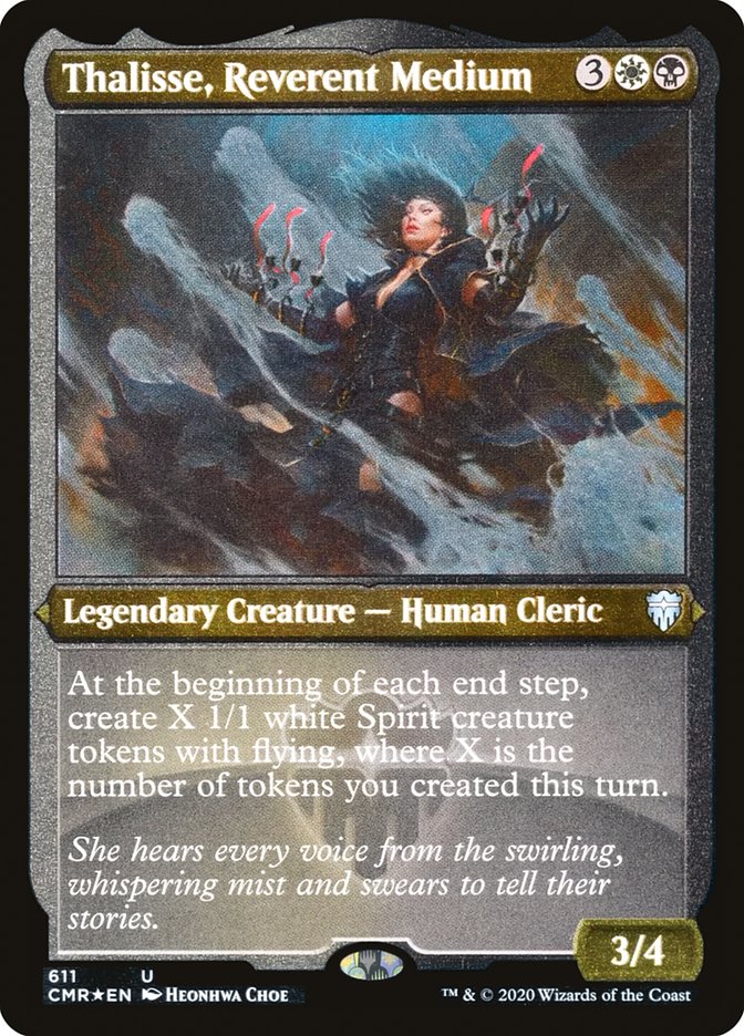 Thalisse, Reverent Medium (Etched) [Commander Legends] | Boutique FDB TCG