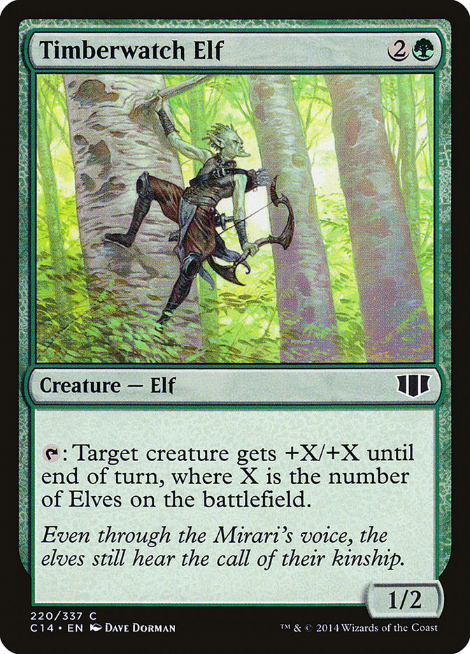 Timberwatch Elf [Commander 2014] | Boutique FDB TCG