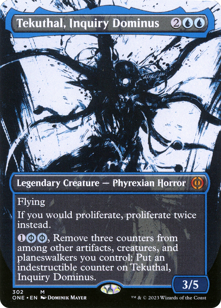 Tekuthal, Inquiry Dominus (Borderless Ichor) [Phyrexia: All Will Be One] | Boutique FDB TCG