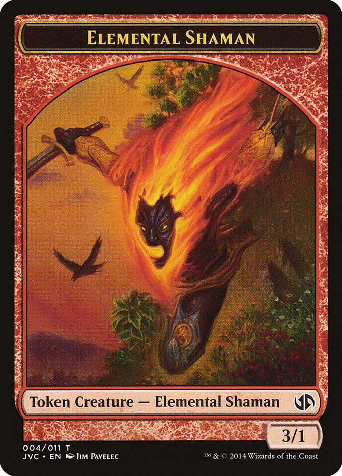 Elemental Shaman Token (Jace vs. Chandra) [Duel Decks Anthology Tokens] | Boutique FDB TCG