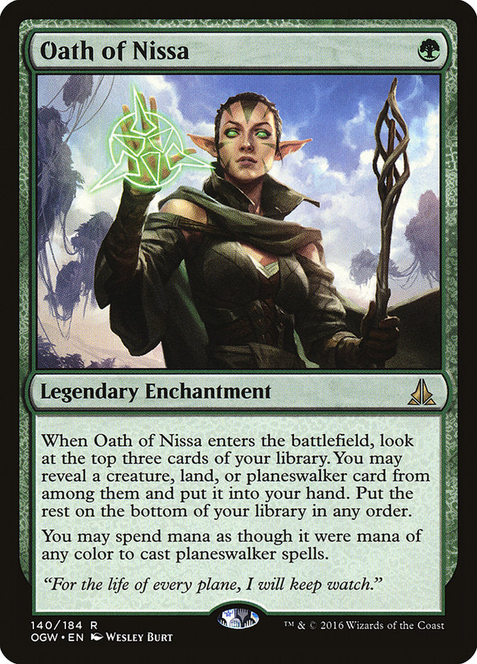 Oath of Nissa [Oath of the Gatewatch] | Boutique FDB TCG