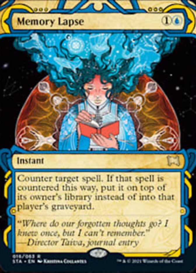 Memory Lapse (Foil Etched) [Strixhaven: School of Mages Mystical Archive] | Boutique FDB TCG