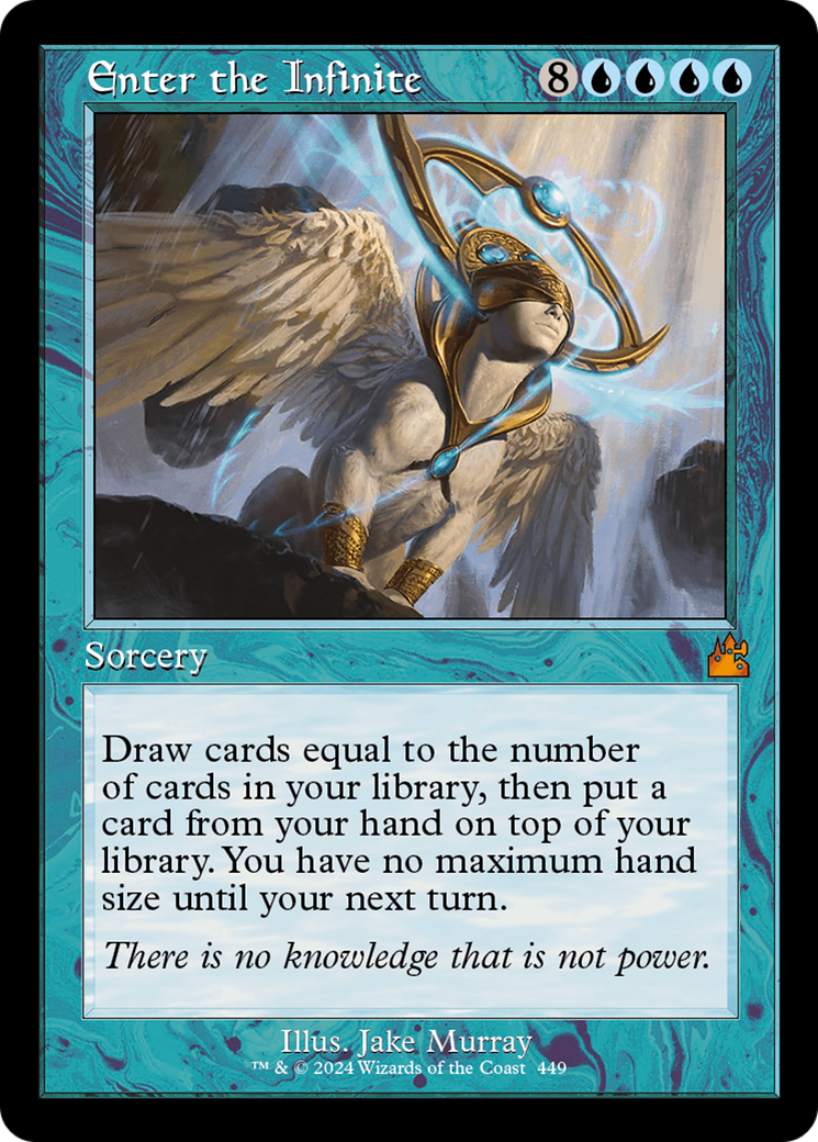 Enter the Infinite (Retro Frame) [Ravnica Remastered] | Boutique FDB TCG