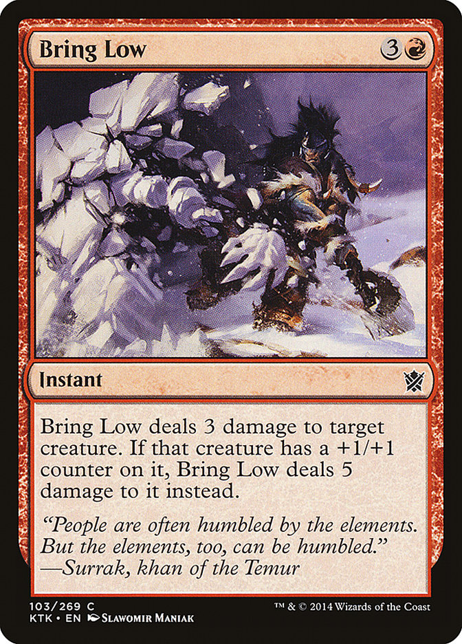 Bring Low [Khans of Tarkir] | Boutique FDB TCG