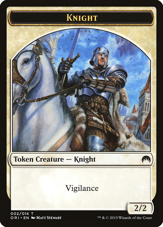 Knight Token [Magic Origins Tokens] | Boutique FDB TCG