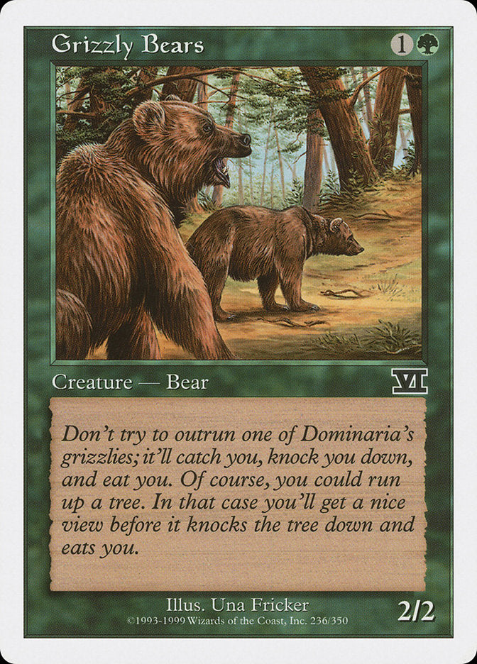 Grizzly Bears [Classic Sixth Edition] | Boutique FDB TCG