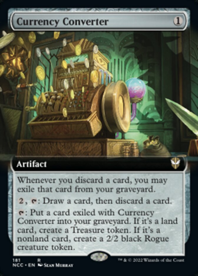 Currency Converter (Extended Art) [Streets of New Capenna Commander] | Boutique FDB TCG