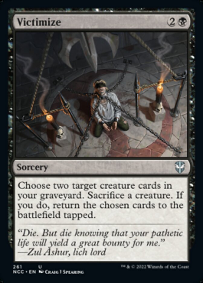 Victimize [Streets of New Capenna Commander] | Boutique FDB TCG