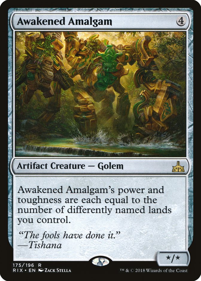 Awakened Amalgam [Rivals of Ixalan] | Boutique FDB TCG