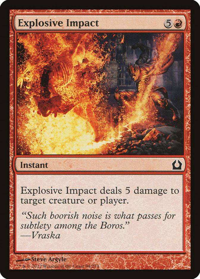 Explosive Impact [Return to Ravnica] | Boutique FDB TCG