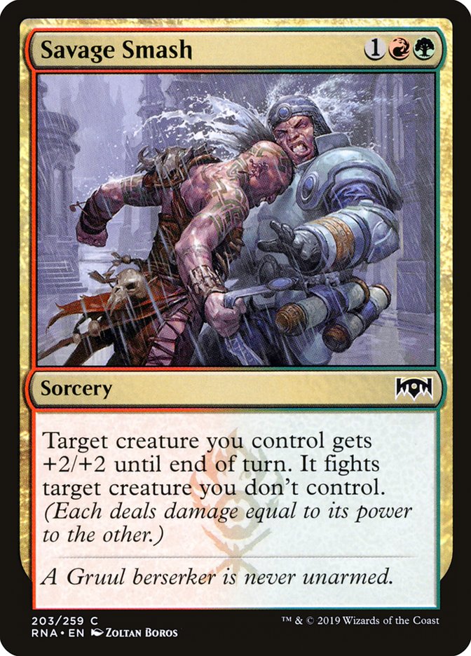 Savage Smash [Ravnica Allegiance] | Boutique FDB TCG