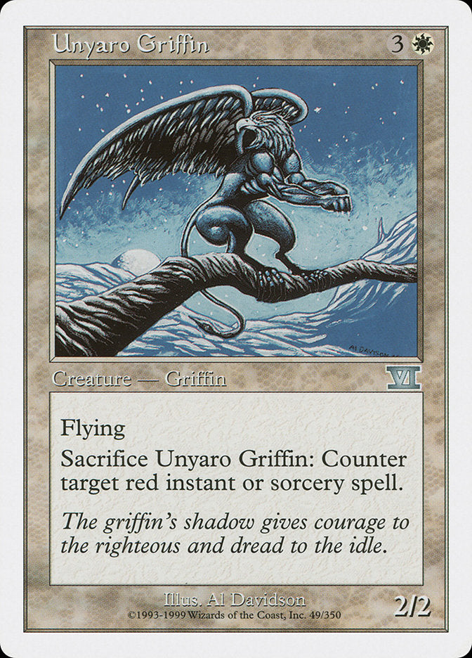 Unyaro Griffin [Classic Sixth Edition] | Boutique FDB TCG