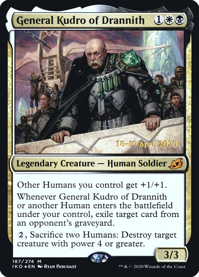 General Kudro of Drannith [Ikoria: Lair of Behemoths Prerelease Promos] | Boutique FDB TCG