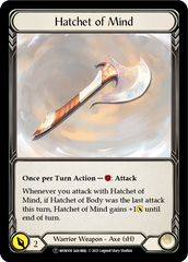 Spectral Shield //Hatchet of Mind [U-MON104 // U-MON106] (Monarch Unlimited)  Unlimited Normal | Boutique FDB TCG