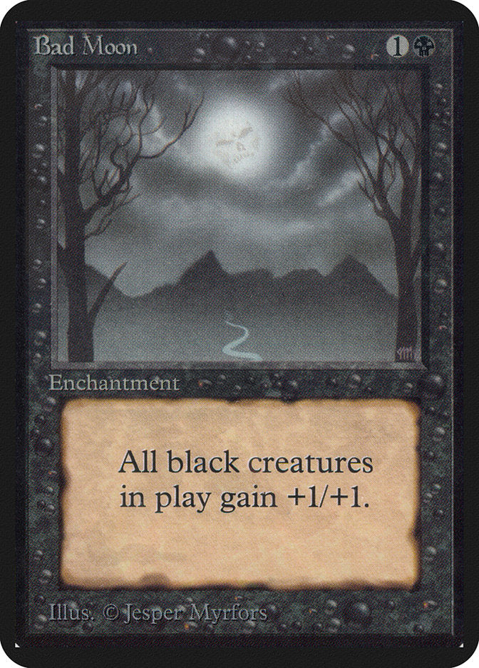 Bad Moon [Alpha Edition] | Boutique FDB TCG